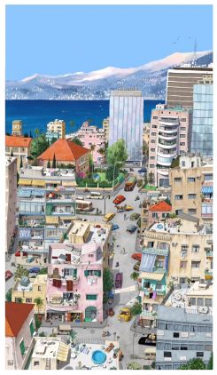 "Emportez Beyrouth avec vous", affiche signée Maya Fidawi.
Avec l'aimable autorisation de l'artiste