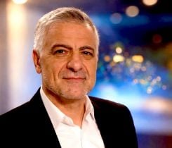 The al-Manar presenter, Mohammad Cherri. Photo circulated on social media.