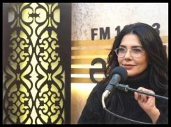 La journaliste de Sawt el-Farah, Ghada Dayekh. Photo fournie par son patron Alwan Charafeddine