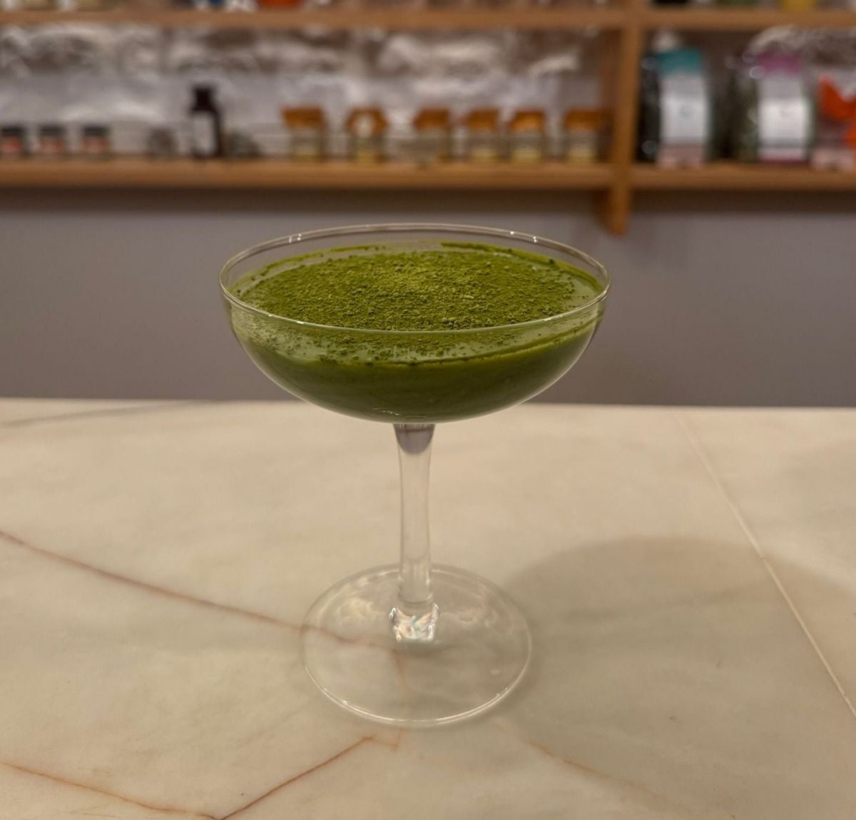La mouhallabié matcha toute simple de Carla Rebeiz