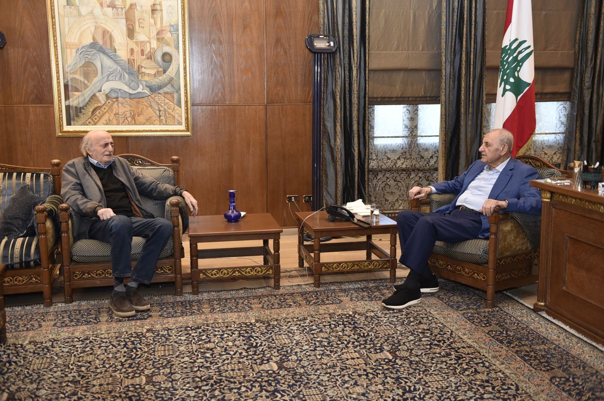 Chez Berry, Joumblatt évoque un retour à l’accord d’armistice avec Israël « avec certaines évolutions » 