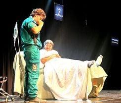 Karim Chebli et Nada Abou Farhat, duo de choc de Hanné. Photo Charles Cremona