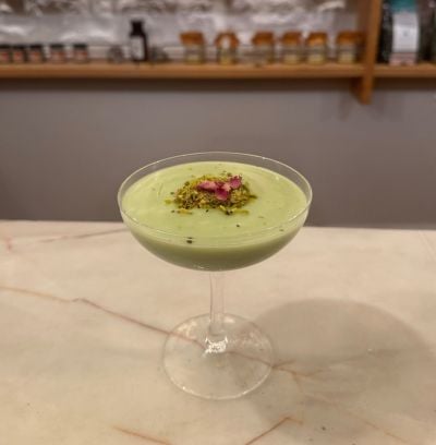 Carla Rebeiz’s simple pistachio mouhallabieh