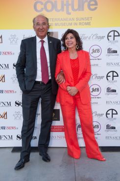 Maurice Salameh and Maria Cristina Rigano, his accomplice in "Lebanity." Photo provided by Maurizio Salameh