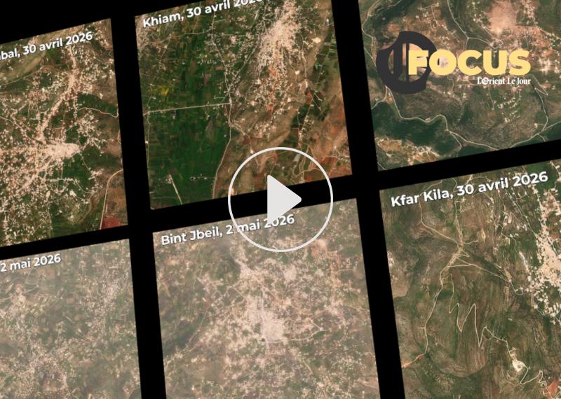 Ce que montrent les images satellite récentes au Liban-Sud