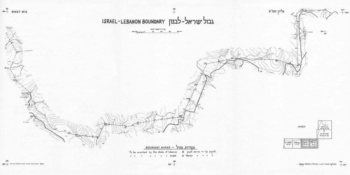 Proposition pour enfin régler la question de notre frontière avec Israël