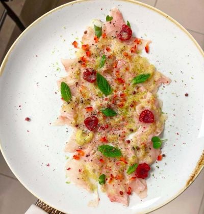 Le sashimi de dorade de chef Chantal Tabet