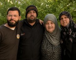 The victims of the Israeli strike on Kafr Sir: Safia Badr al-Din, Ali Nazih Qamiha, Naziha Qamiha, and Ahmad al-Sablini.