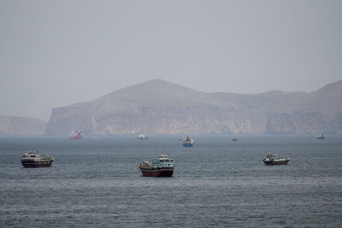South Korea says Korean crude vessel is passing through strait