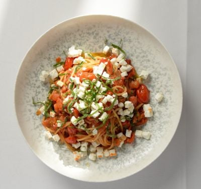 Youssef Akiki’s feta spaghetti