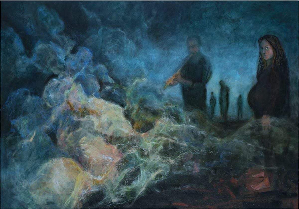 Emerging as light: Nagham Hodaifa's dignifying artistic plea amidst a burning world