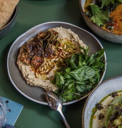 Andrea Boueiz's zucchini and tahini dip