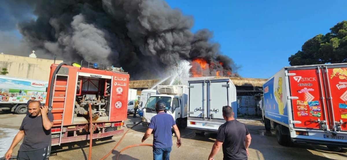 Large fire breaks out in Dekwaneh, reason still unknown