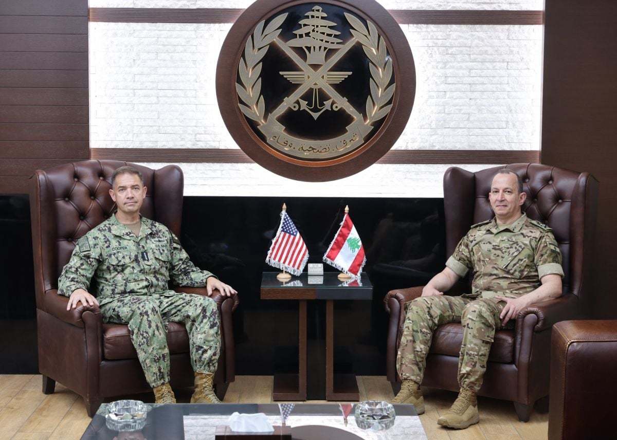 Head of U.S. Central Command visits Lebanon, discusses framework agreement with Aoun, Haykal