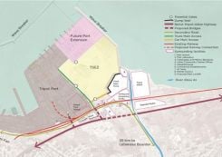 Map of the Tripoli Special Economic Zone (North Lebanon) provided by its board of directors.