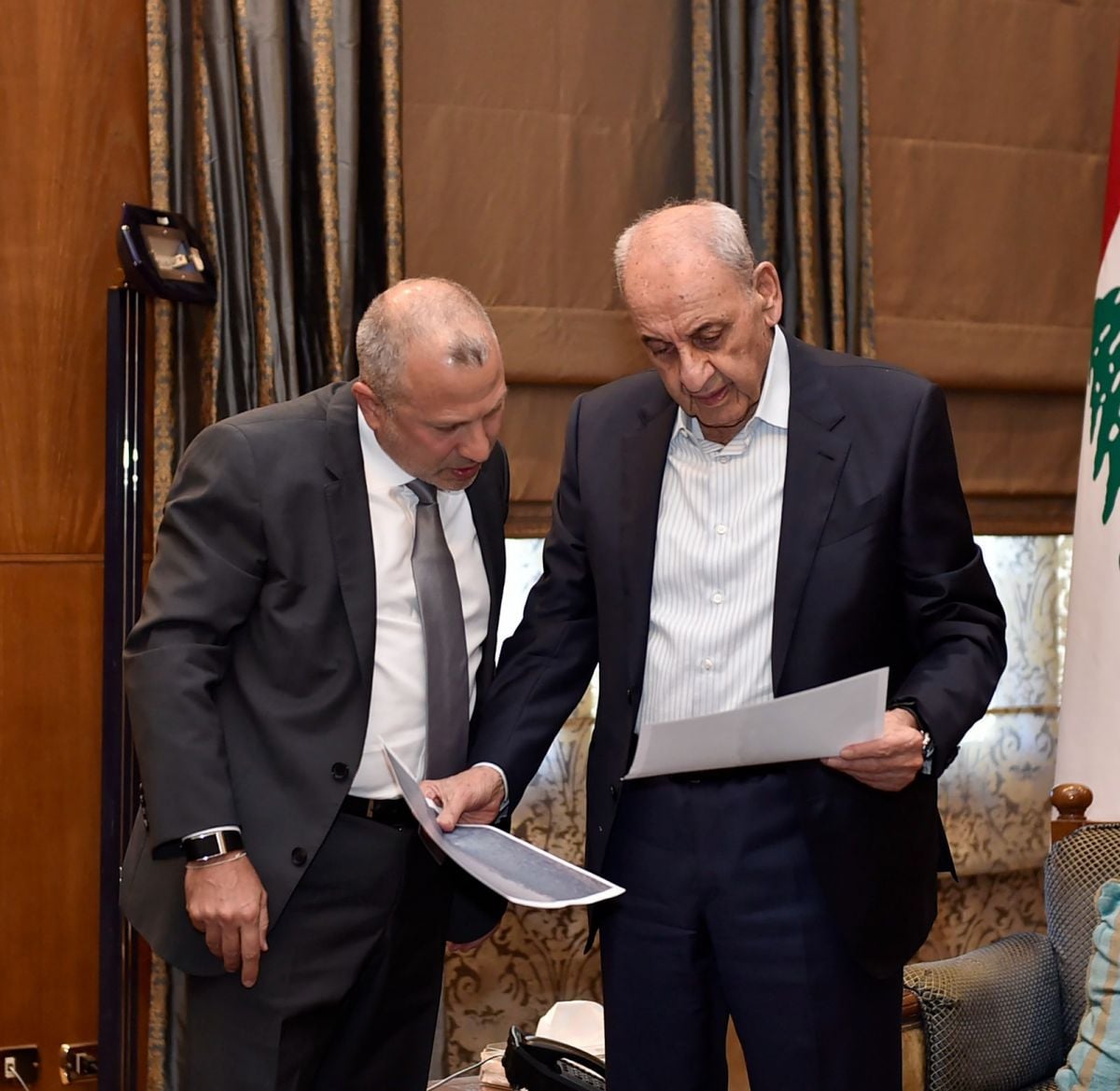 Bassil et Berry s'accordent sur « le refus de la discorde » et la « préservation de l’institution militaire »