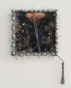 Une œuvre de Yasmina Hilal exposée à Amsterdam.  Photo AAZ Art Advisory