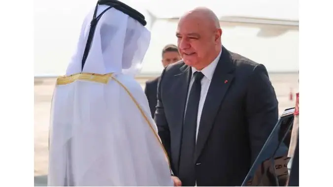 Aoun, first lady arrive in Doha to offer condolences over emir's passing
