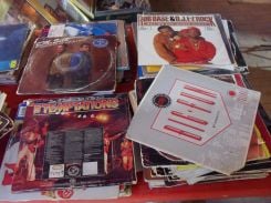 Rare original vinyls on display at Souq al-Zal. (Credit: Yara Malke/L'Orient Today)