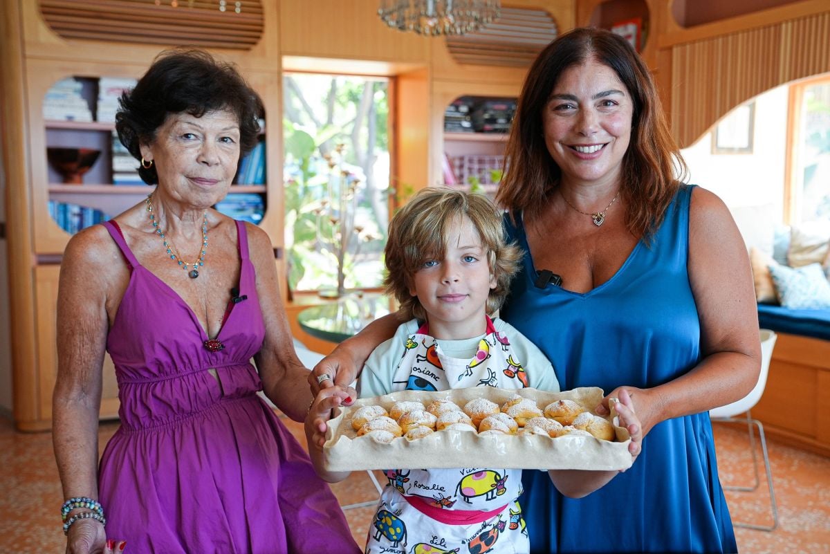 Les choux à la crème de Hoda, Mariam et Georges, 6 ans