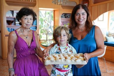 Les choux à la crème de Hoda, Mariam et Georges, 6 ans