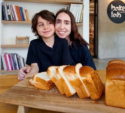 Le japanese milk bread de Patricia Bakalian et son fils Noah, 7 ans