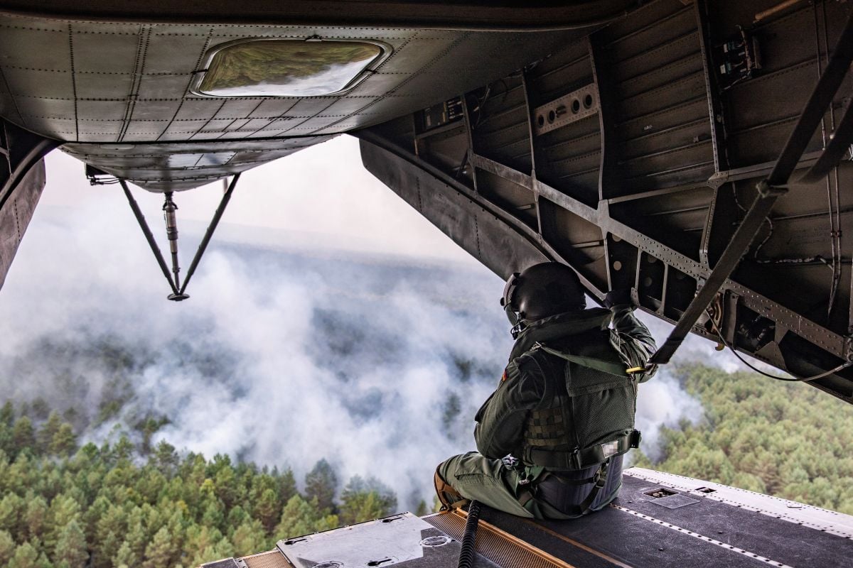Germany evacuates about 2,000 people as fire reaches western village