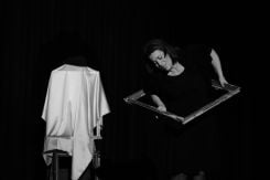 Maria Douaihy dans « Kornet el-Baida », le rôle qui l’a révélée sur scène. Photo Hamzeh Hariri