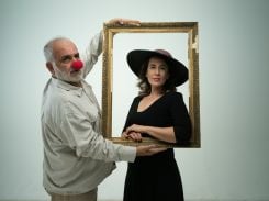 Maria Douaihy et Yehia Jaber, une rencontre artistique qui a donné naissance à « Kornet el-Baida » et révélé la comédienne au public. Photo Zein el-Cheikh