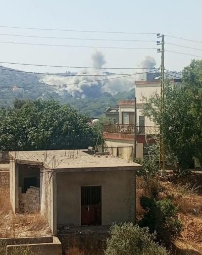 L'armée israélienne reprend ses frappes aériennes et bombarde de prétendus « individus suspects » à Baraachit