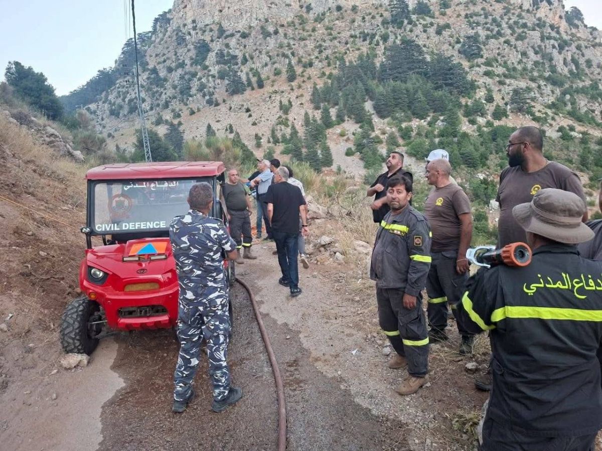 L’incendie près de la forêt de cèdres de Tannourine maîtrisé
