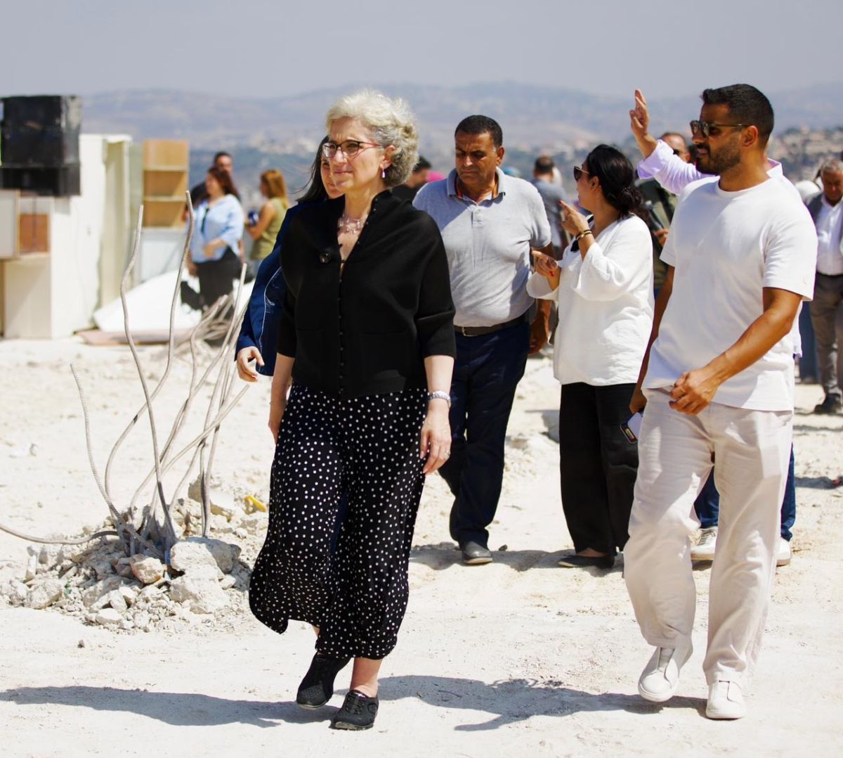 In the ruins of southern Lebanon, education minister promises a return to school for all