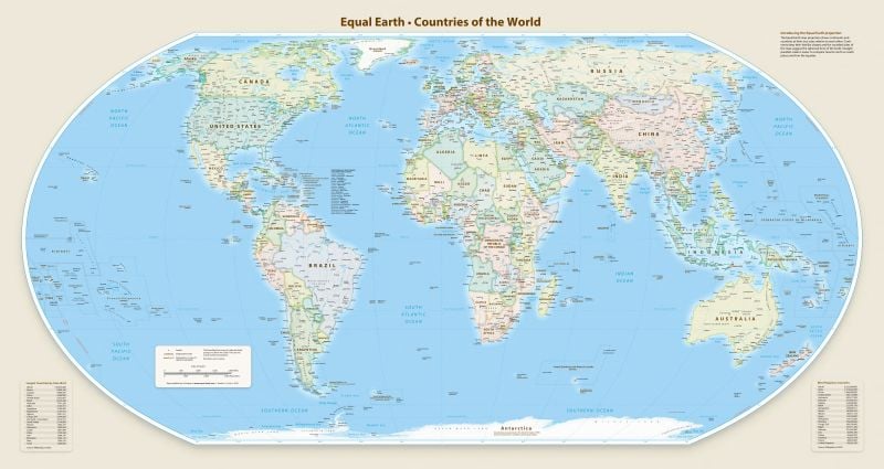 L’Afrique plus grande, les États-Unis plus petits : l’ONU veut changer la carte du monde