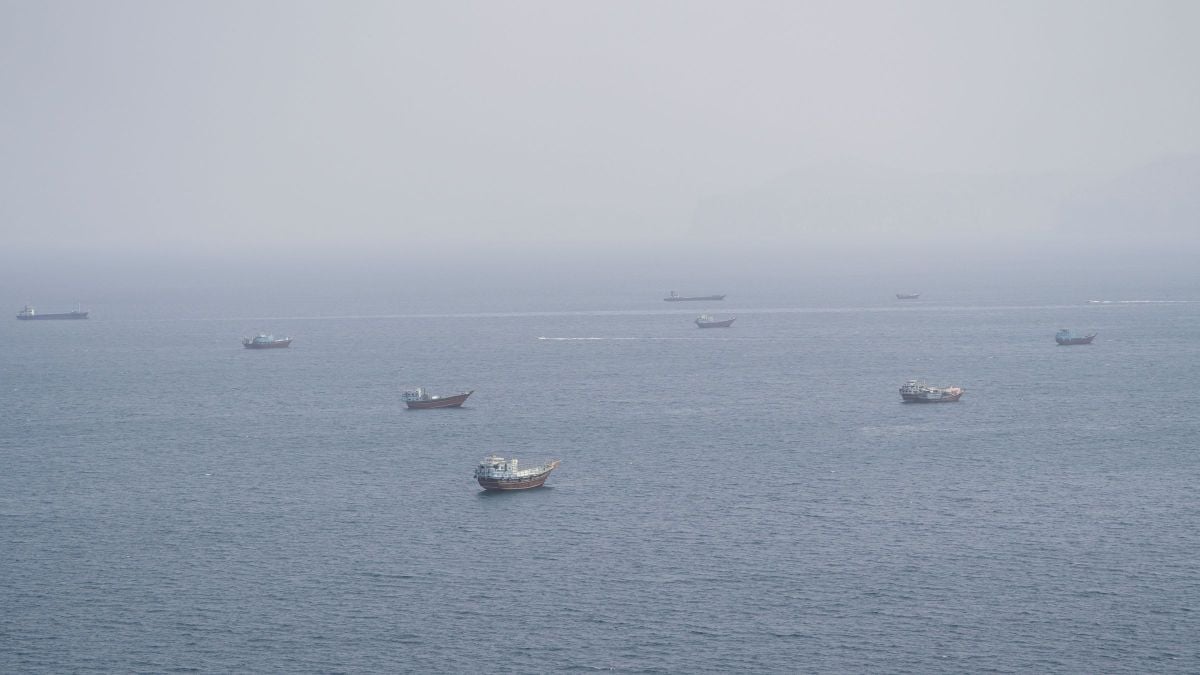 Vessel hit by projectile in Hormuz, no damage reported, UKMTO says
