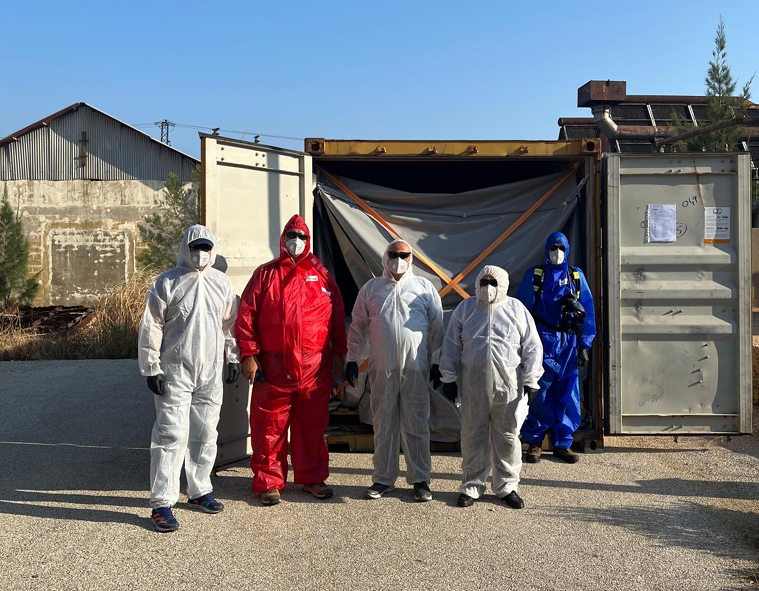 After 70 years, 20 tons of asbestos leave Beddawi oil facilities to France