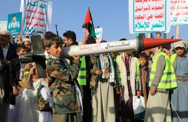 The Houthis report around fifty Saudi airstrikes in Yemen