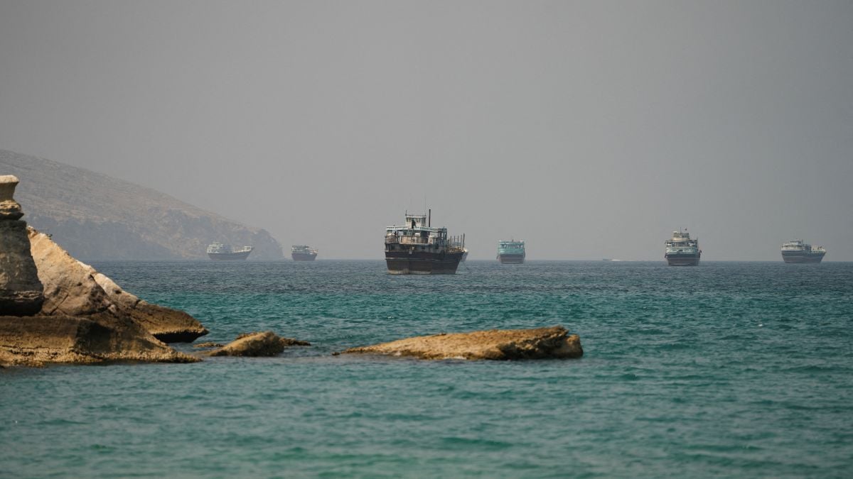 Two injured after 'unknown projectile' strikes tanker in Hormuz