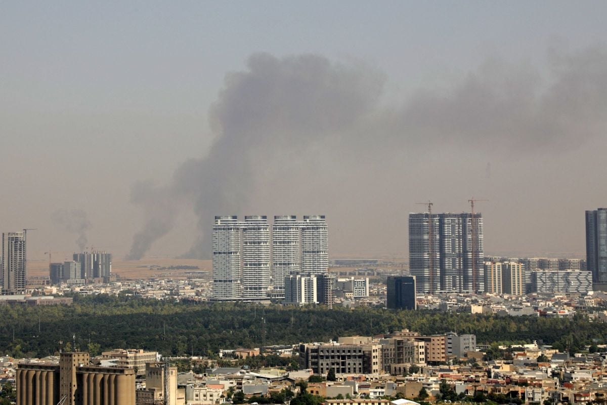 Explosion near Iraq's Erbil airport hosting US troops