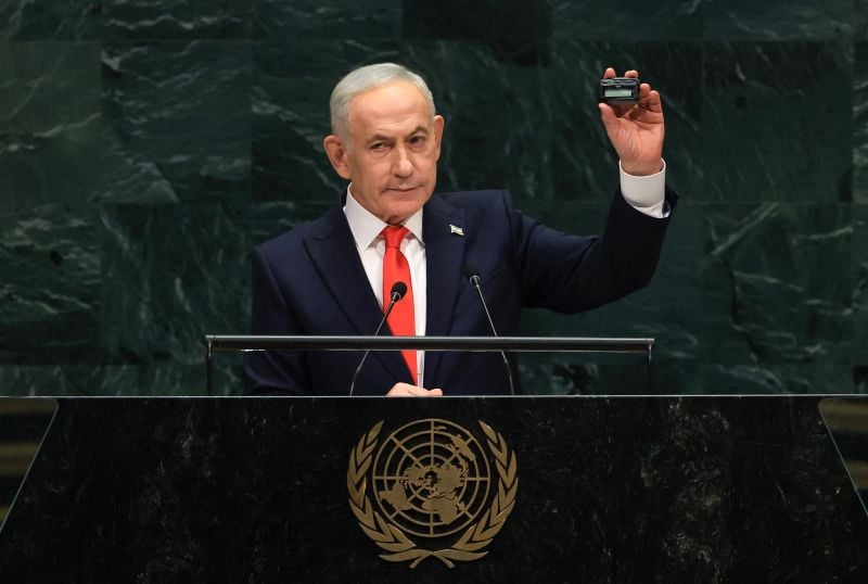 « C'est Israël qui a empêché un génocide » : le réquisitoire de Netanyahu à l'ONU