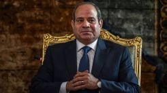 Le président égyptien, Abdel Fattah al-Sissi, prête serment devant la Chambre des représentants en 2024. Photo AFP