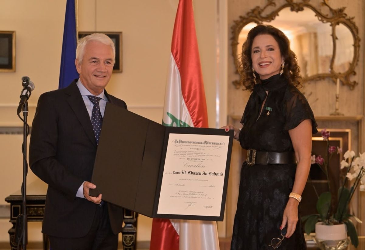 Laura Lahoud distinguée par l’Italie pour son engagement dans le dialogue culturel