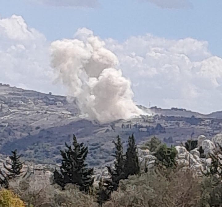 Israeli army carries out demolition at Jabal Amel School in Houla as strikes continue