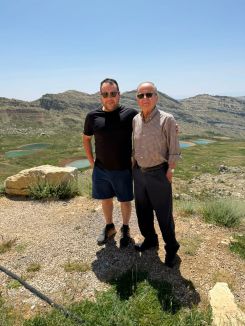 Salim et Samir Haddad, avant la disparition de ce dernier. Photo fournie par Salim Haddad