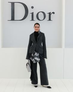 La jeune actrice égyptienne Yasmina el-Abd au défilé Dior printemps-été 2027 le 29 septembre 2026 à la Semaine de la mode à Paris. Photo fournie par Dior