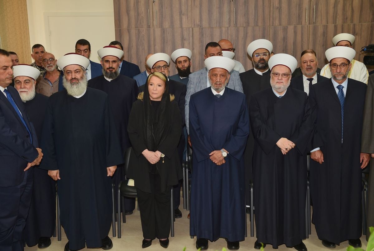 Leila Solh Hamadé et Abdellatif Deriane inaugurent le tribunal religieux sunnite de Halba