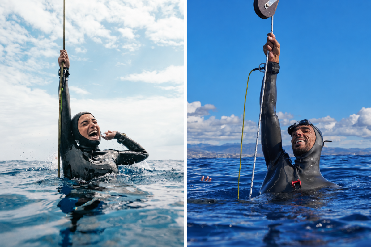 Lebanese freedivers each break 4 national records at world championships