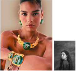 Entre fil et métal, l’Égyptienne Fatma Mostafa donne à la broderie une nouvelle vie dans ses bijoux. Photo fournie par l'IMA