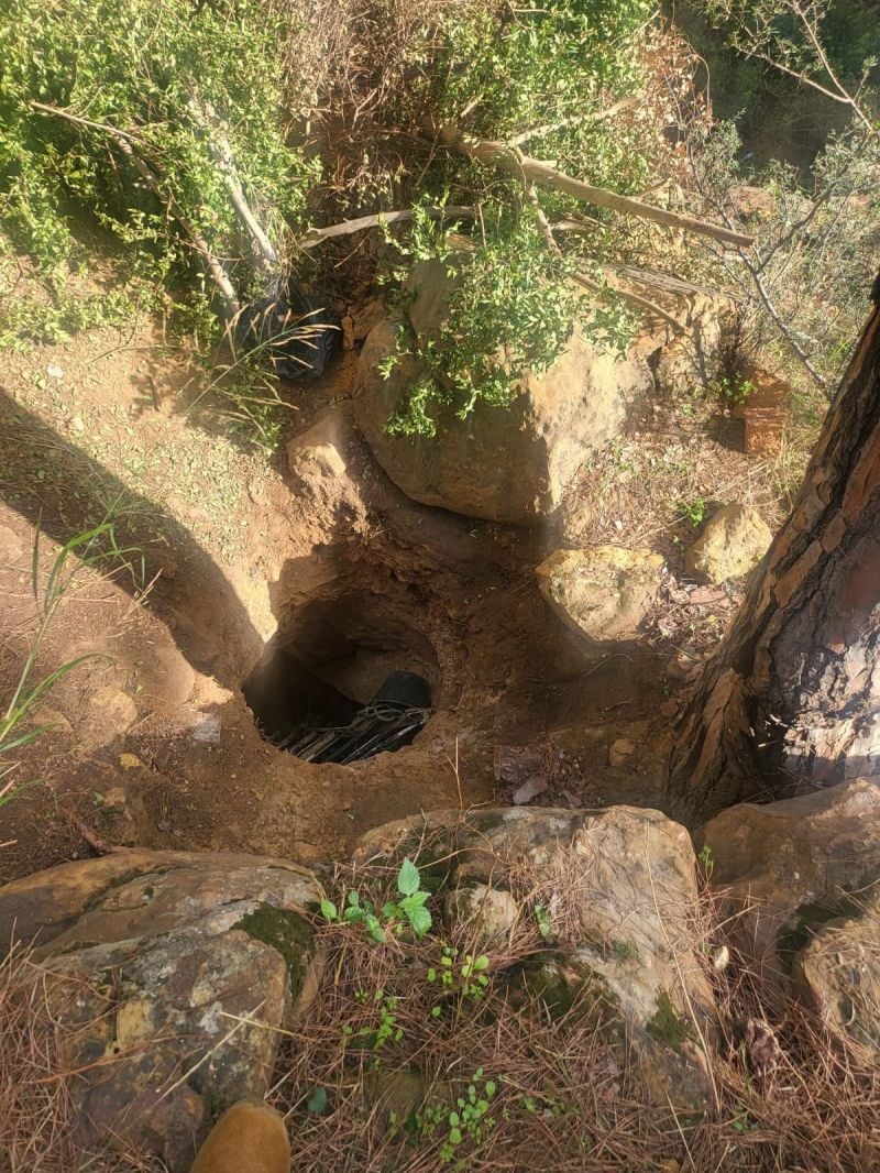 Deep pit discovered in wooded area near Zaatriyeh; source says it has ...