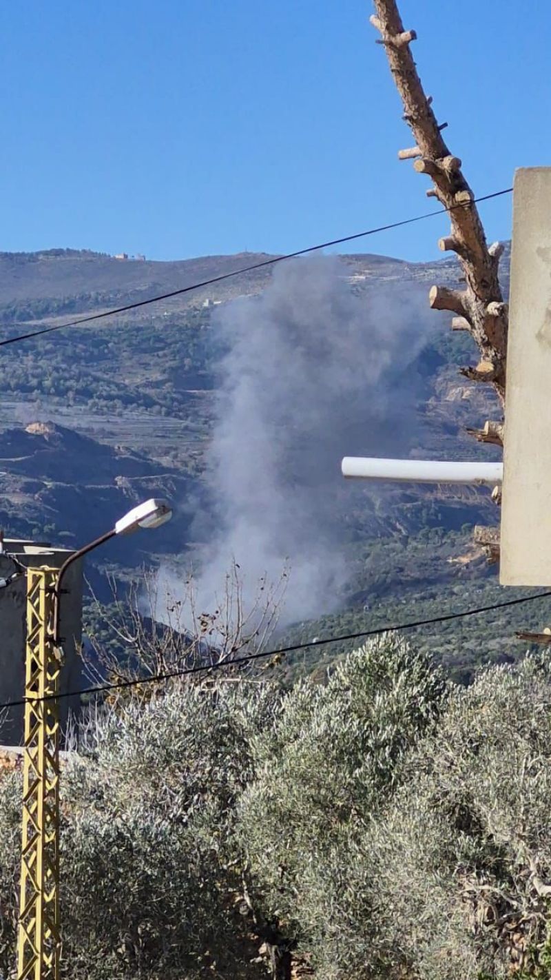 Israël effectue plusieurs frappes dans les cazas de Jezzine et de Hasbaya, au Liban-Sud