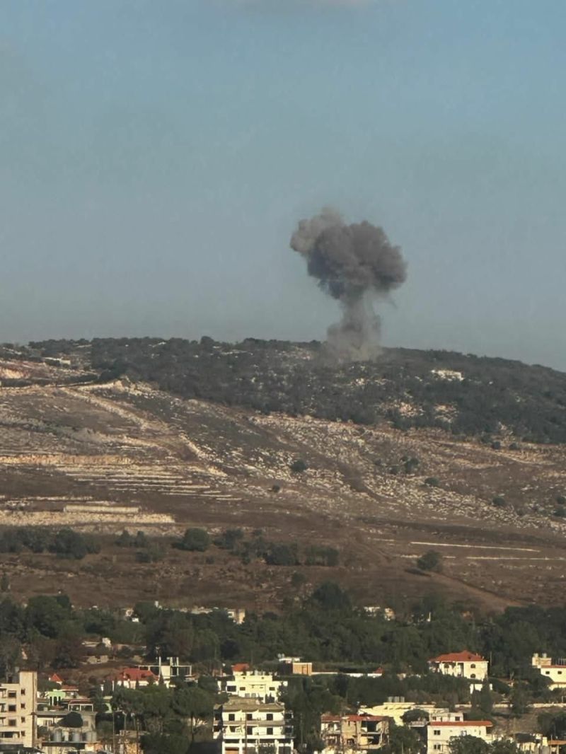 Israeli bombardment targets Ali Taher ridge, for first time today
